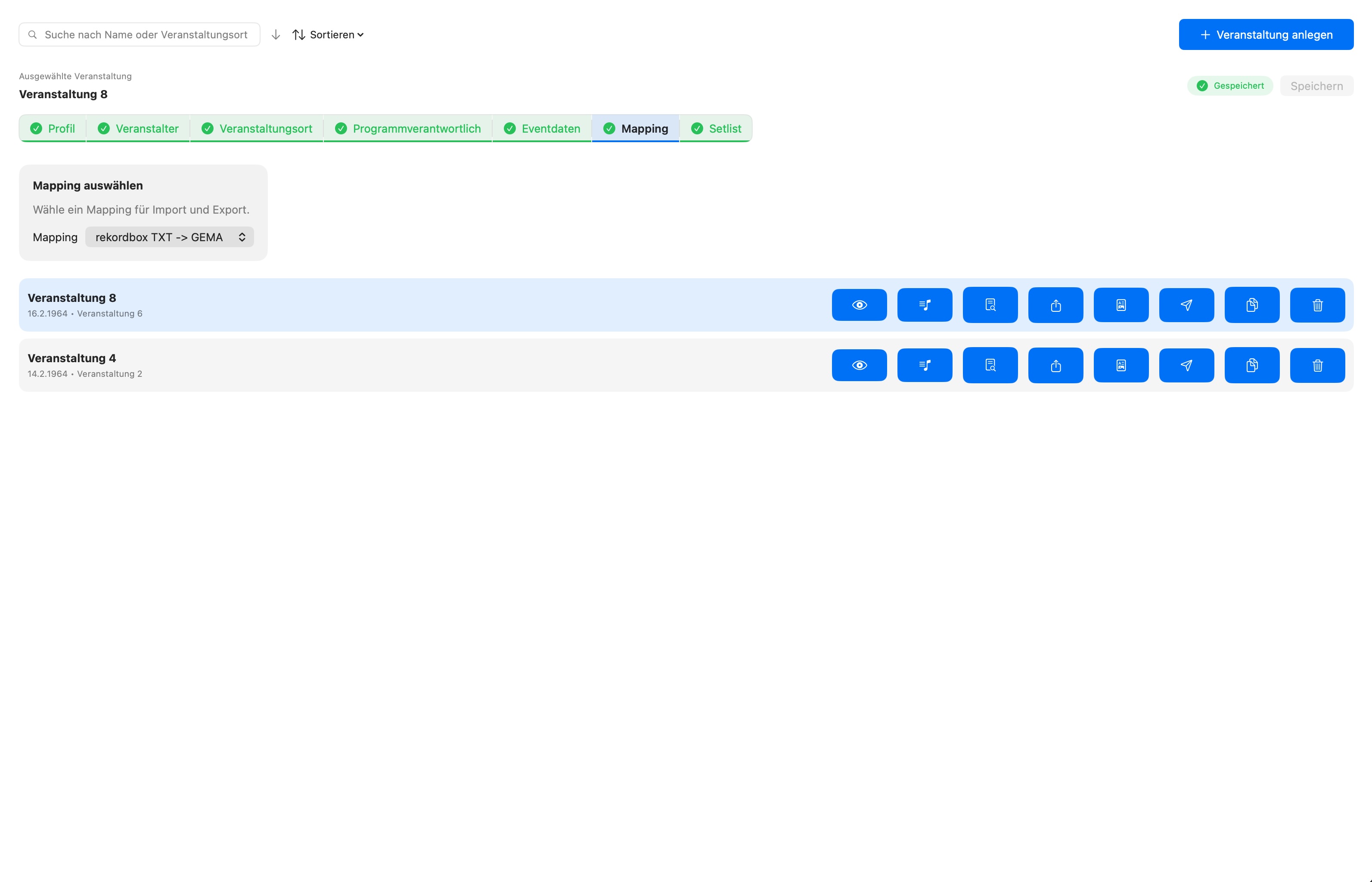 Schritt 6 – Mapping